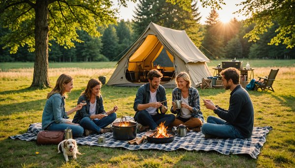 S'amuser en famille pendant le camping en France