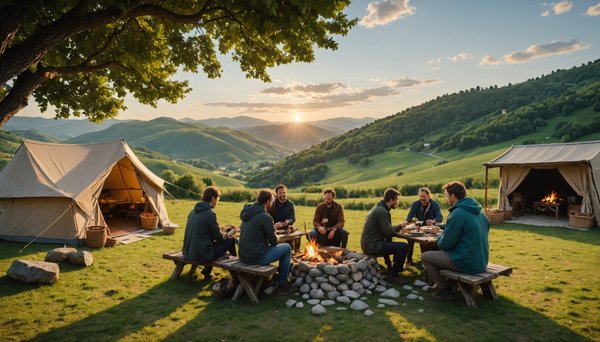 Comment organiser un week-end entre amis dans un des campings du Pays Basque ?