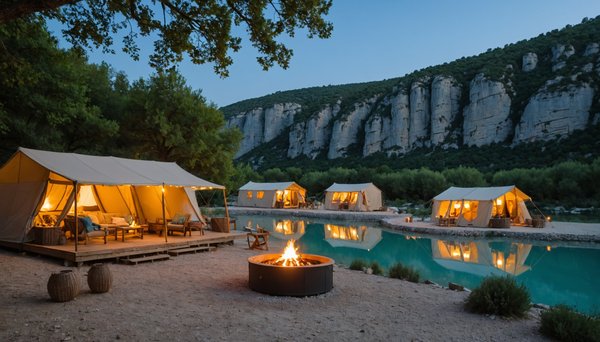 Quel est le meilleur camping 4 étoiles en Ardeche pour passer un week-end romantique ?