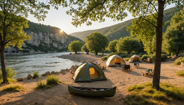 Explorer les splendeurs du camping de l'Ardèche