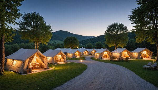 Camping de luxe en auvergne-rhône-alpes : nature et prestations haut de gamme