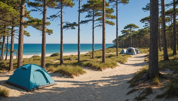 Le camping des Pins à Lacanau, en France, pour profiter des vagues de l'océan