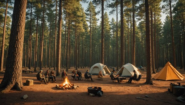 Exploration des Landes lors d'un week-end surprise en camping