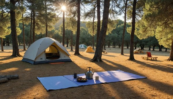 Se rafraîchir l'esprit et le corps dans un camping du Gard