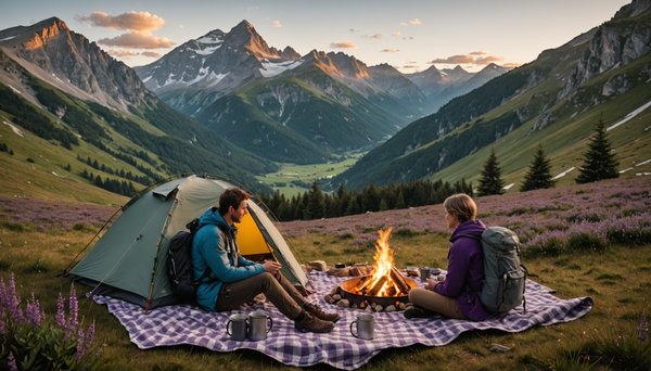 Découvrez la beauté des montagnes en camping romantique dans les Pyrénées françaises