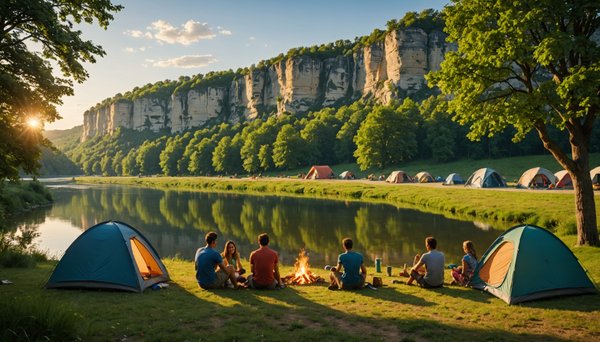 La Dordogne : Un endroit parfait pour un camping entre amis