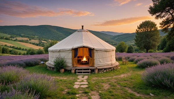 Une expérience de camping insolite en yourte, roulotte ou tipi aux  Cévennes