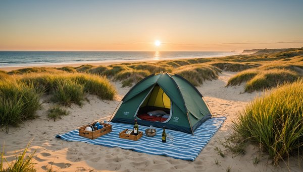 Un week-end romantique en camping au bord de la mer en Nouvelle-Aquitaine