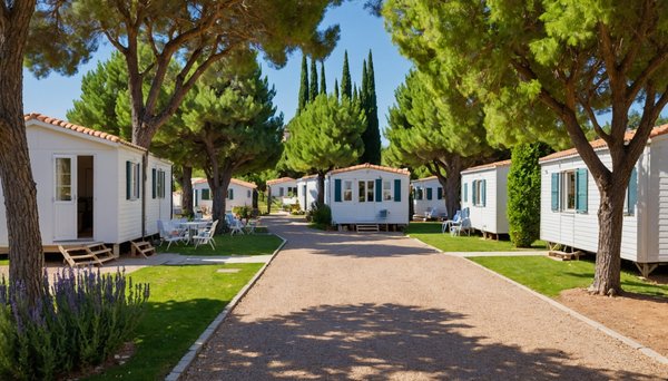 Où trouver un camping 4 étoiles avec des mobil-homes en location longue durée à Perpignan ?